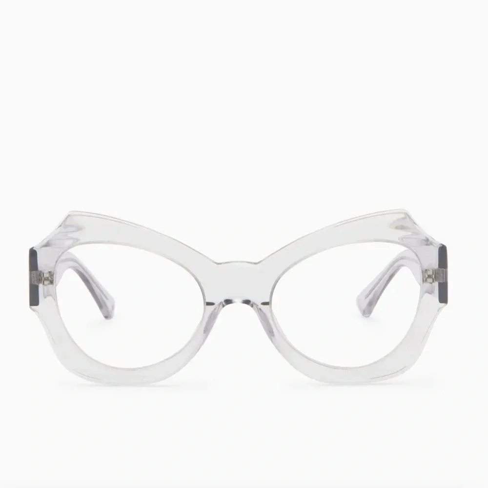 Ulla Johnson Opal Butterfly Sunglasses in Azure Blue Acetate Women’s NWT